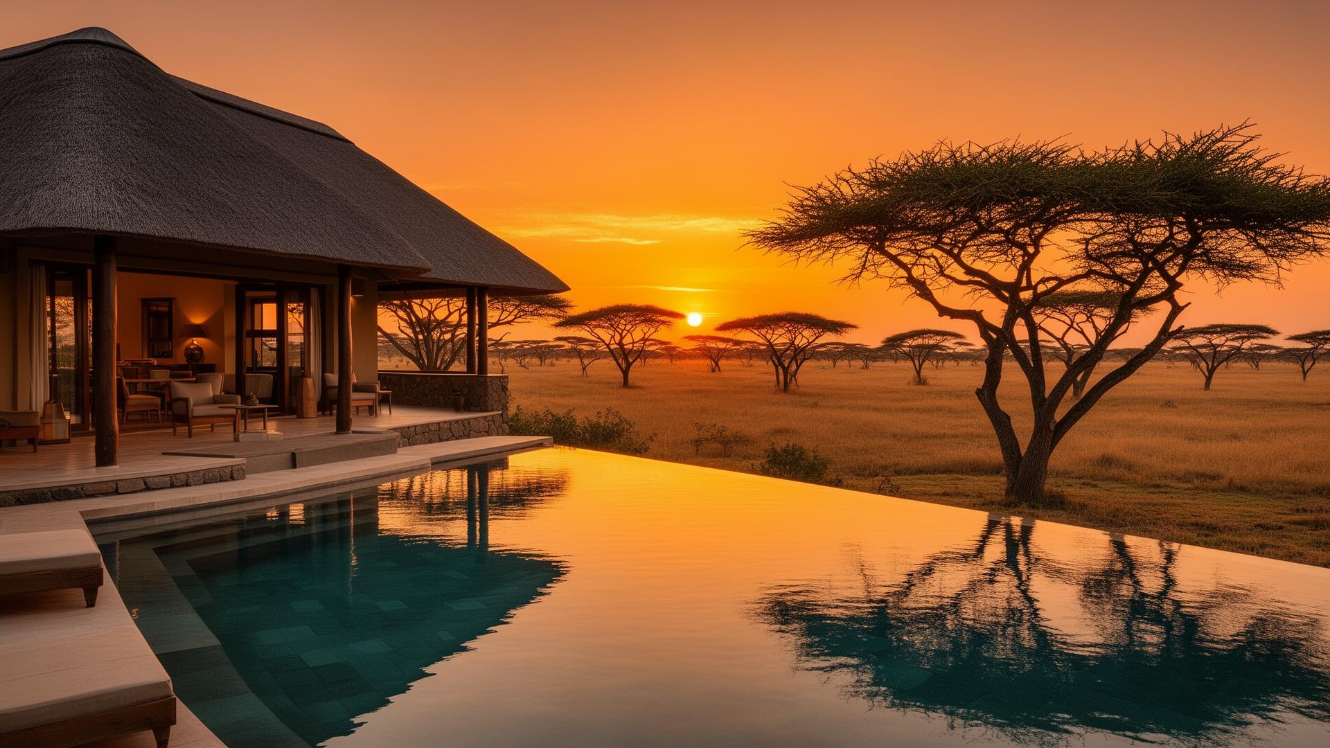 Safari sunset